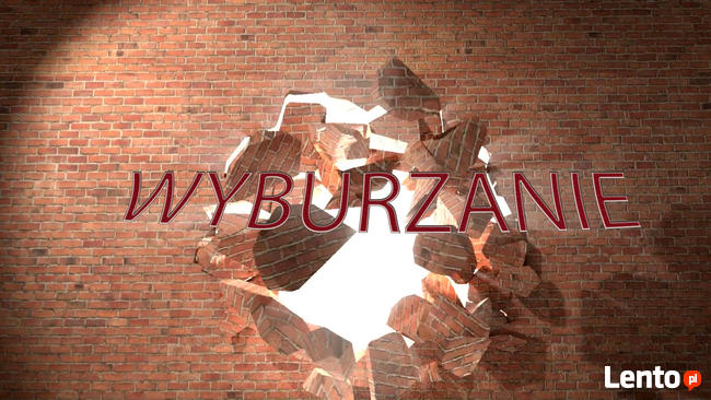 Wyburzenia ścian, skuwanie glazury, demontaże, rozbiórki, wy