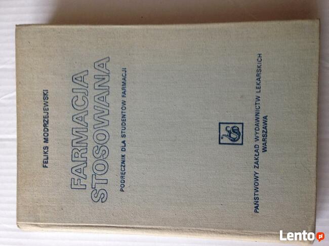 Farmacja stosowana Feliks Modrzejewski 1977