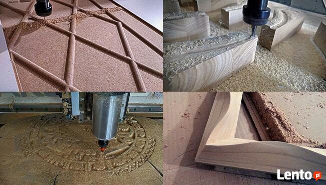 Frezowanie, wycinanie CNC - drewno, sklejka, MDF, Dibond