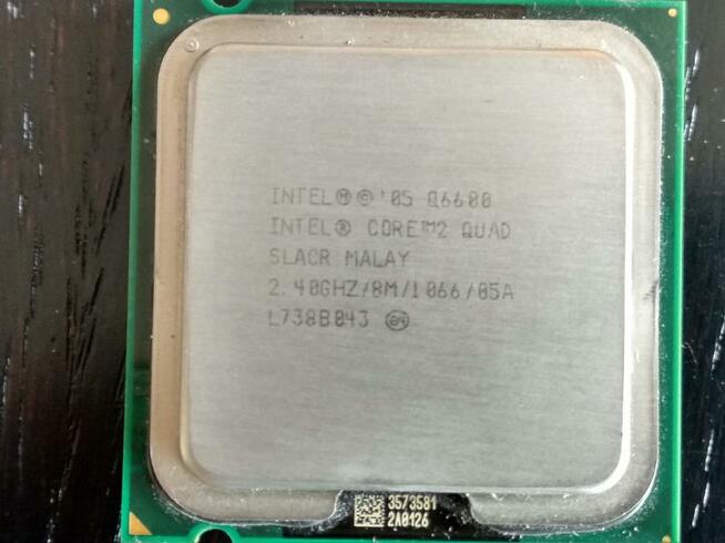 CPU Intel Core2 Quad Q6600 (4 rdzenie, 4 wątki) LGA775