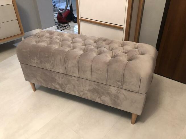 sprzedam pufe podnoszona w tkaninie Casablanca