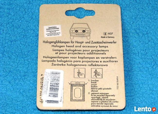 Żarówka H1 12V 55W samochodowa halogenowa NARVA