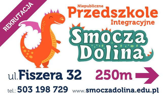 DNI OTWARTE W PRZEDSZKOLU SMOCZA DOLINA UL.FISZERA 32! 14.03