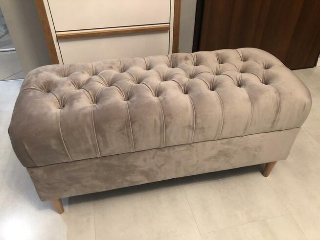 sprzedam pufe podnoszona w tkaninie Casablanca