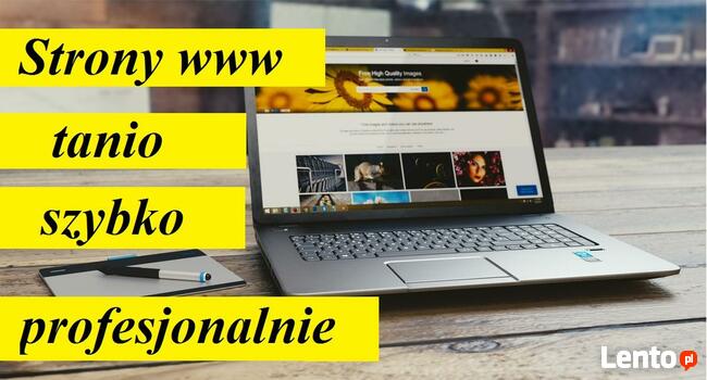 Tanie i nowoczesne strony internetowe Grafika Strona www