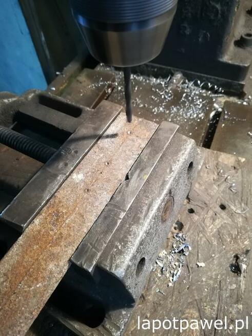 Wiercenie otworów w ceownikach, kątownikach - Paweł Łapot