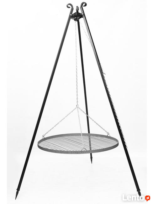 Grill kuty ogniskowy z rusztem 80 cm