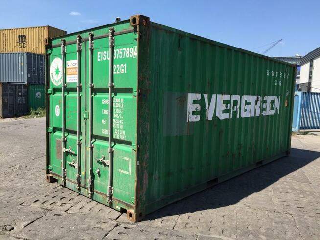 Kontener morski magazynowy budowlany 20 DV używany – TS-CONT