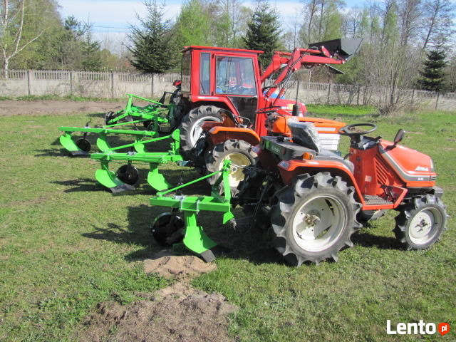 Pług dwuskibowy traktorek Kubota Yanmar Iseki