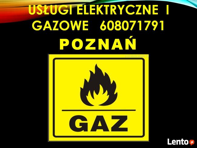 instalator gazownik Usługi Gazowe Poznań Montaż kuchenki