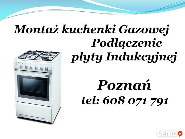 Gazownik Poznań usługi GAZownicze , montaż kuchenek