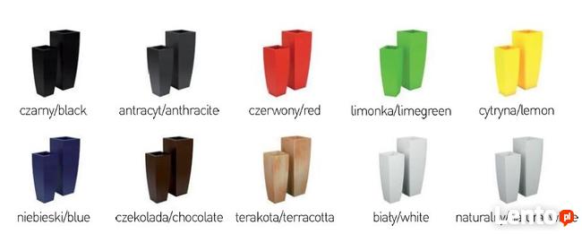 Donica Juno 75cm z podwójnym dnem