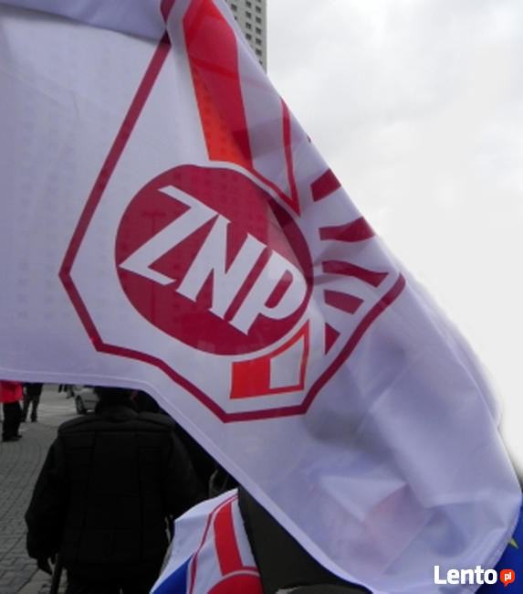FLAGA ZNP - Związek Nauczycielstwa Polskiego WYDPED.PL