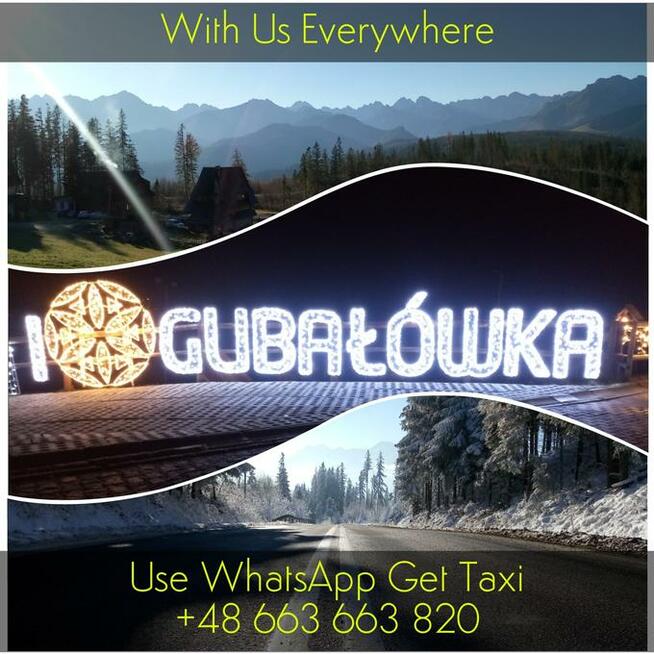 Taxi Zakopane, Kościelisko, Morskie Oko, Transfer Lotniskowy