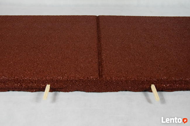 Płyta plac zabaw gumowa bezpieczna nawierzchnia HIC 1,5 red