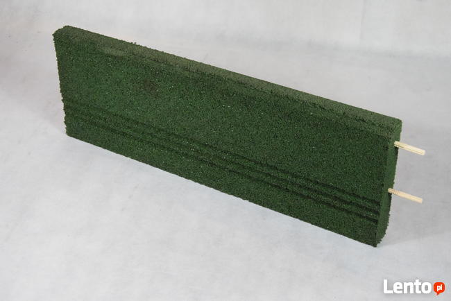 Krawężnik gumowy SBR bezpieczna nawierzchnia 75x25x5cm