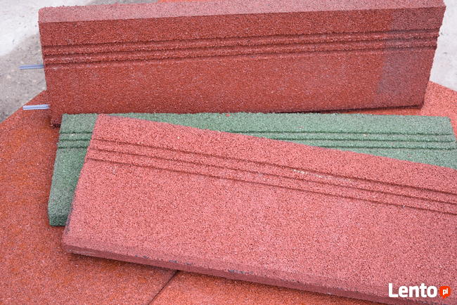 Krawężnik gumowy SBR bezpieczna nawierzchnia 75x25x5cm