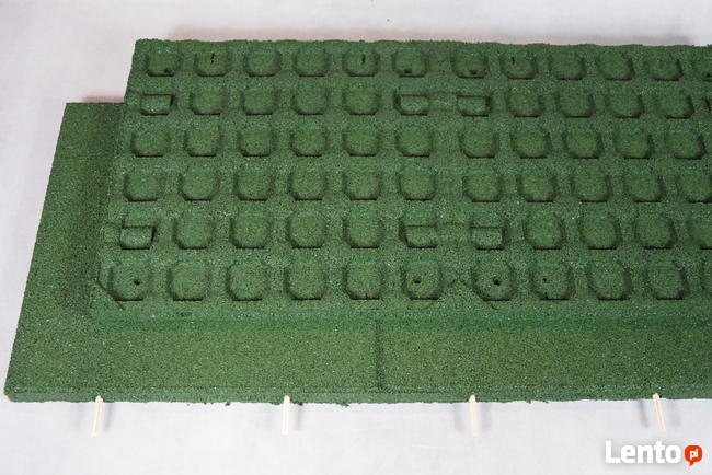 Płyta SBR plac zabaw bezpieczna nawierzchnia 100x50x4cm gree