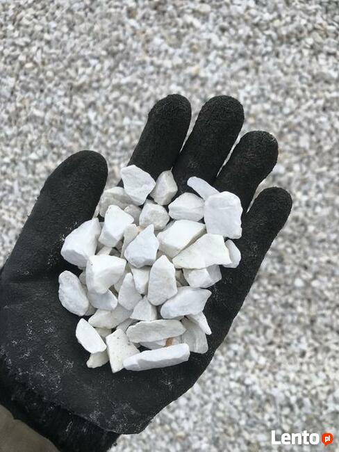 BIAŁY GRYS Kruszywo Kamień Ogrodowy Marmur IMPERIUM WARSZAWA