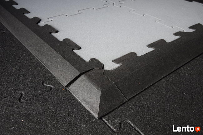 Płyta do siłowni crossfit 100x100x1,8cm czarny puzzel