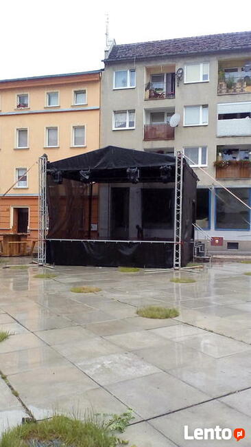 Wynajem namiotu hali namiotowej sceny