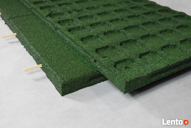Płyta SBR plac zabaw bezpieczna nawierzchnia 100x50x4cm gree