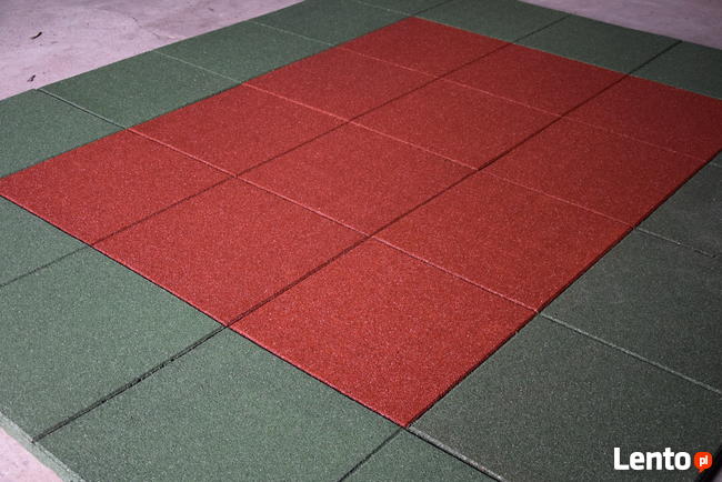 Płyta SBR plac zabaw bezpieczna nawierzchnia 100x50x4cm gree
