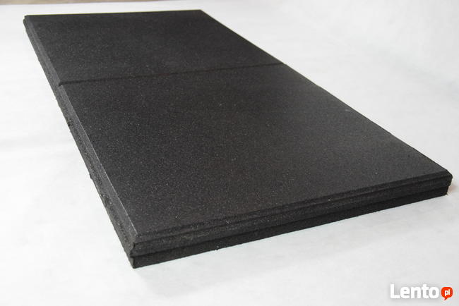 Płyty pod cięzary podesty gumowe SBR 4.5 cm fitnes