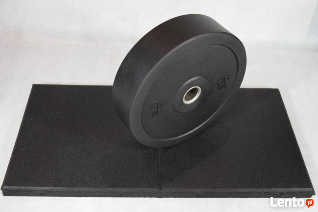 Płyty pod cięzary podesty gumowe SBR 4.5 cm fitnes