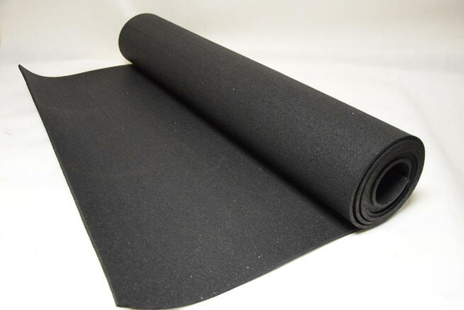 Mata w rolce gumowa siłownia 6mm nakrapiana mix kolor