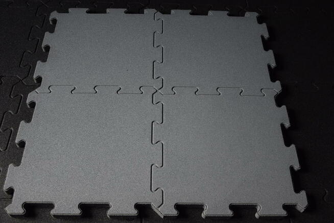 Płyta do siłowni crossfit 100x100x1,8cm czarny puzzel