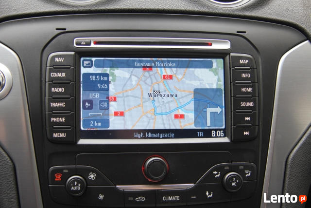 Wgrywanie map GPS aktualizacja nawigacji Ford Sync MFD MCA