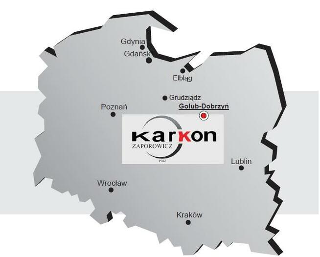 Łącznik systemowy przelotowy 25/30 KARKON, podmurówka