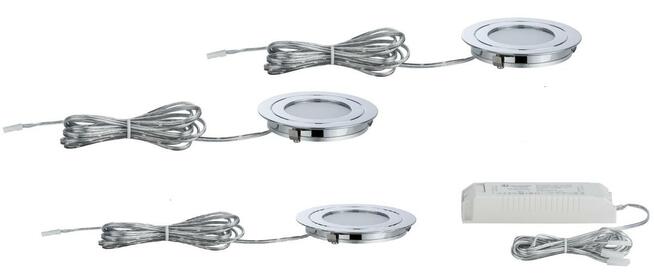 Paulmann 93571 Oprawa Zestaw 3 x LED 5,6W Micro Line Chrom