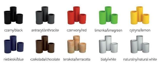 Donica Hebe 50cm podwójne dno