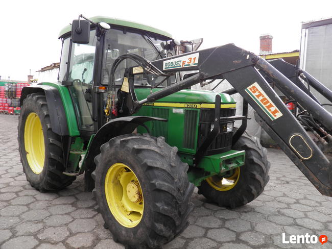 ciągnik John Deere 6310 z turem