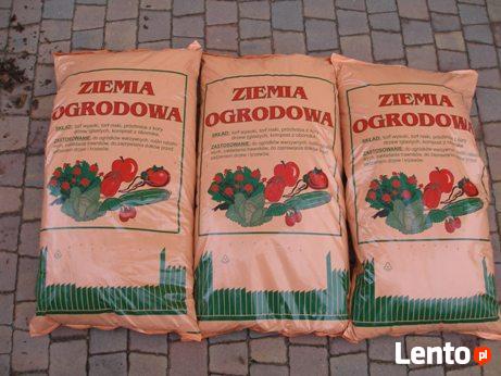 Ziemia ogrodowa kora sosnowa Wycinka drzew Warszawa