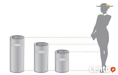Donica Hebe 50cm podwójne dno