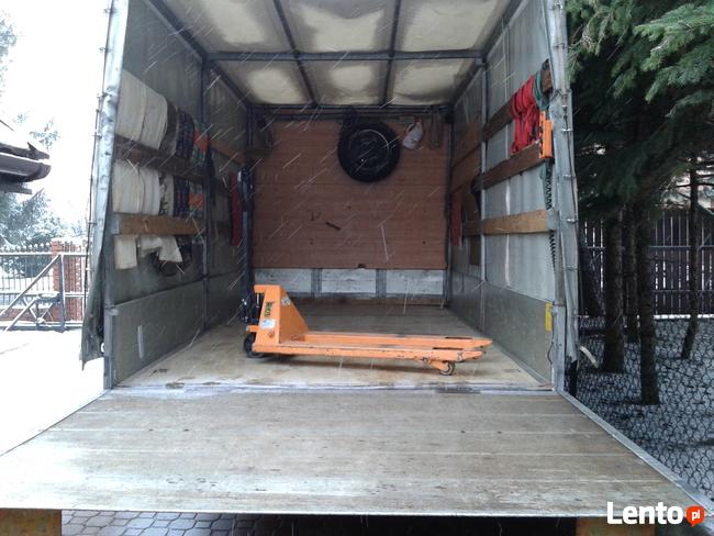 Bagażówka z windą samozaładowczą, transport pianin, przeprow