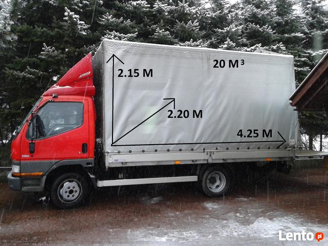 Bagażówka z windą samozaładowczą, transport pianin, przeprow