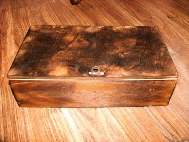 Skrzynka paka na klucze drobiazgi retro