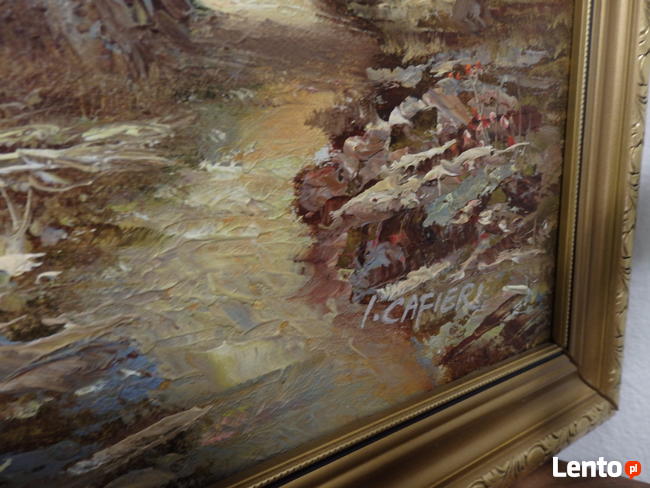 Obraz olejny I.Cafieri