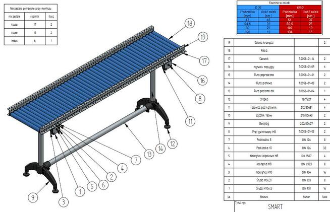 SMART Transporter do samodzielnego złożenia