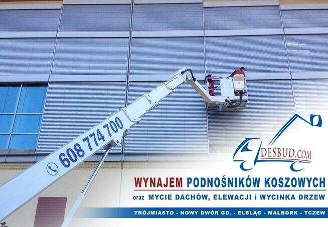 Podnośnik koszowy WYNAJEM Elbląg