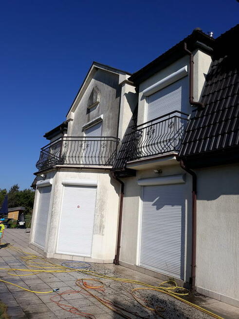 mycie elewacji, dachów, kostki brukowej itd..