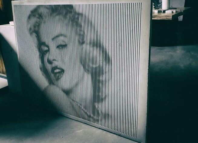 Beton architektoniczny płyty z betonu , fotobeton