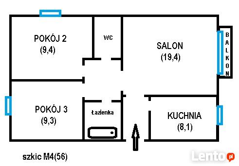 zamienię duże M4 w bloku komunalnym na M2 lub M3 też w bloku