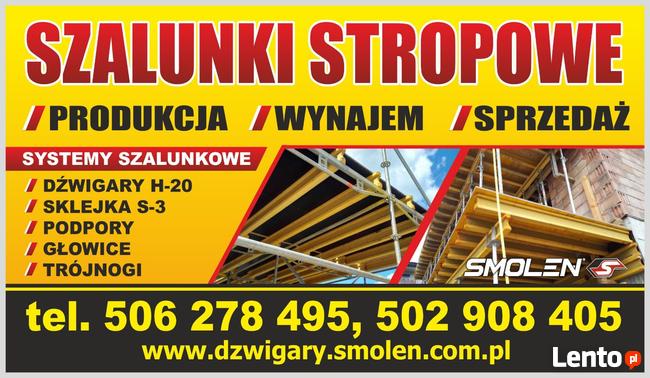 Wynajem szalunków stropowych .