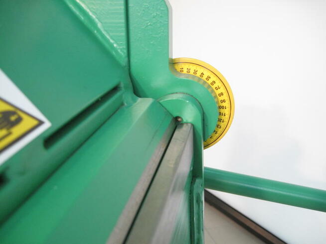 Giętarka, zaginarka do blachy-Tuchola ZGR-D 2000/0,8 DOWÓZ