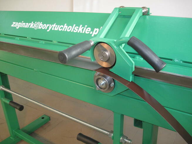 Giętarka, zaginarka do blachy-Tuchola ZGR-D 2000/0,8 DOWÓZ